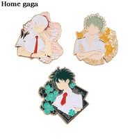d3435 homegaga anime boy pin jewelry cute cartoon metal badge women brooch bag shoes accessories diy jewelry enamel badge