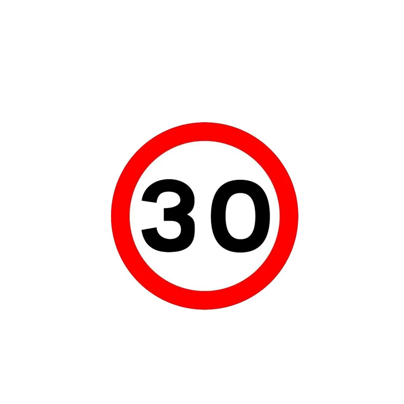 

15cmx15cm Interesting speed limit sign Car-Sticker Automobiles Motorcycles Window Bumper Laptop Vinyl Decal PVC Decorative Goods