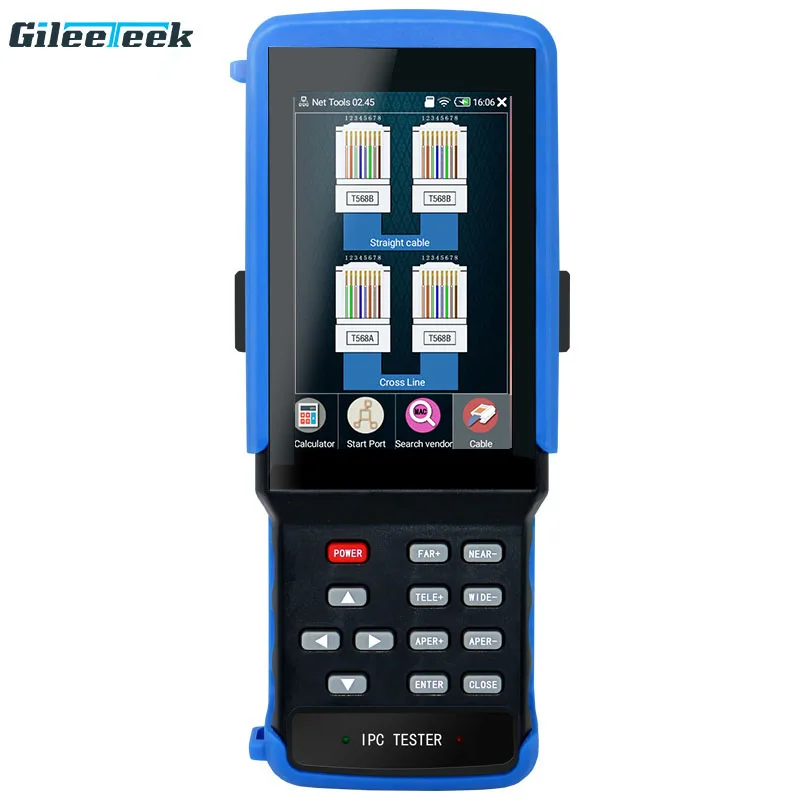 IPC 9310S plus 4 5 дюймовый сенсорный экран CCTV тестер монитор 4K H265 CVI TVI AHD 8MP камера