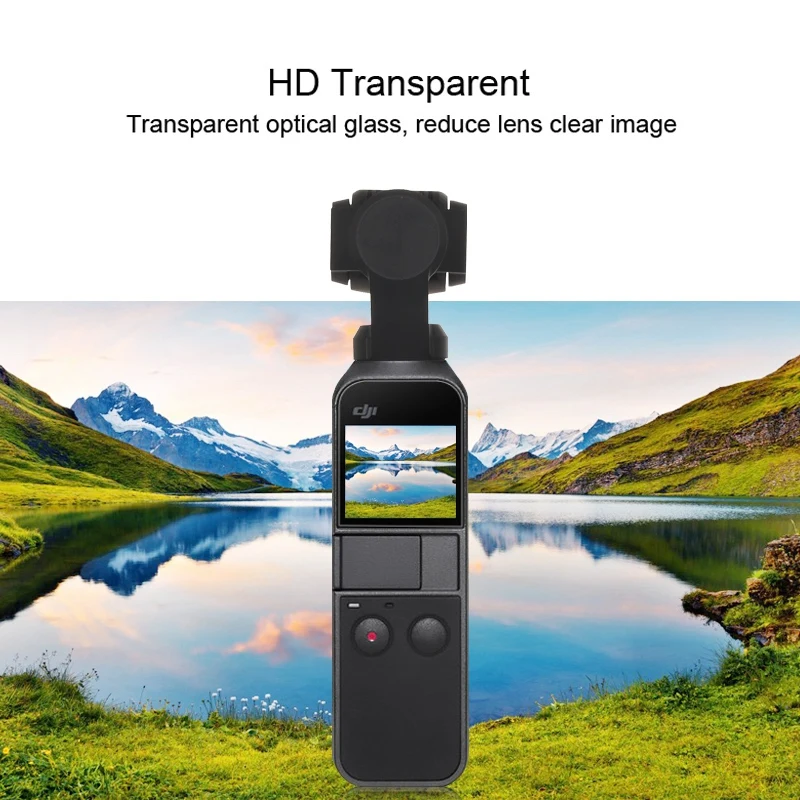 Puluz Hd защитная пленка для объектива из закаленного стекла+ Защитная пленка для экрана для карманной камеры Dji Osmo