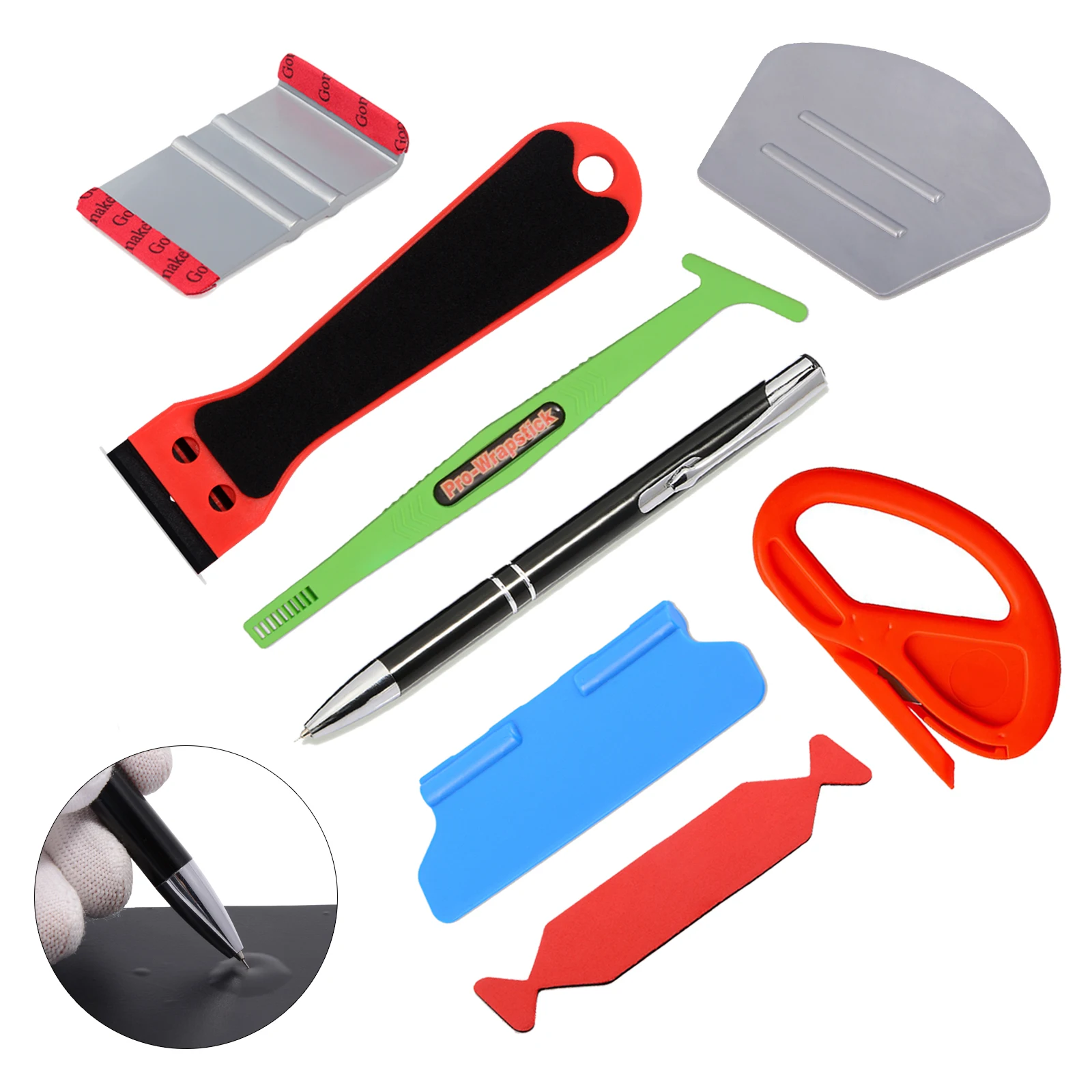 Скребок EHDIS для обмотки автомобиля лезвие бритвы виниловая пленка под карбон