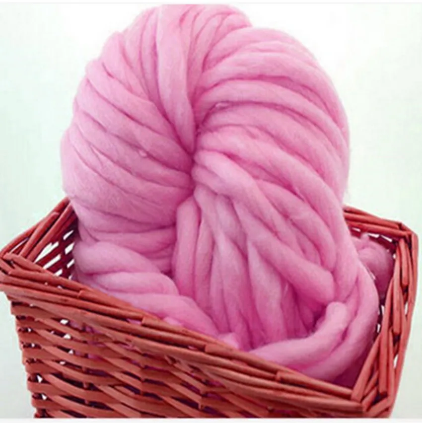 

New High Quality Super Chunky Merino Wool Yarn Giant Roving Spinning Wool for Arm Knitting Blankets Sweaters Scarves