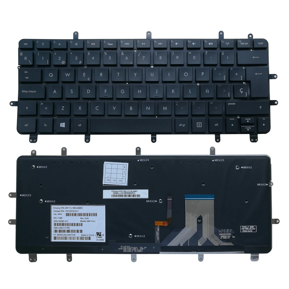 OVY AR BE FB GR IT LA SP Клавиатура для ноутбука HP for ENVY Spectre XT Pro ультрабук 13-2000 XT13 с