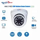 2,8 мм H.265 + 1080P POE IP-камера 2MP купольная IP-камера видеонаблюдения для POE NVR системы Водонепроницаемая наружная ночное видение IMX307