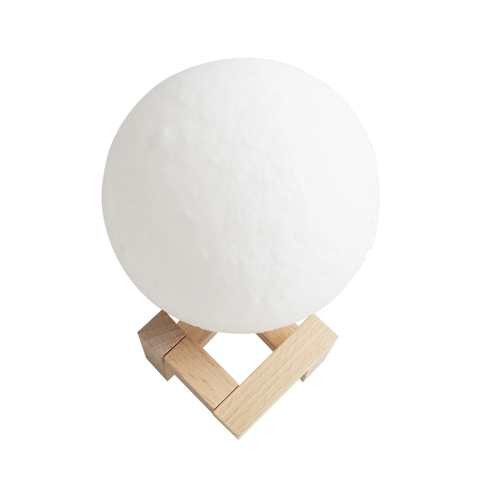 

LED Night Light 3D Print Moon Lamp Rechargeable Color Change 3D Light Touch Moon Lamp Children'S Lights Night Lamp For Home