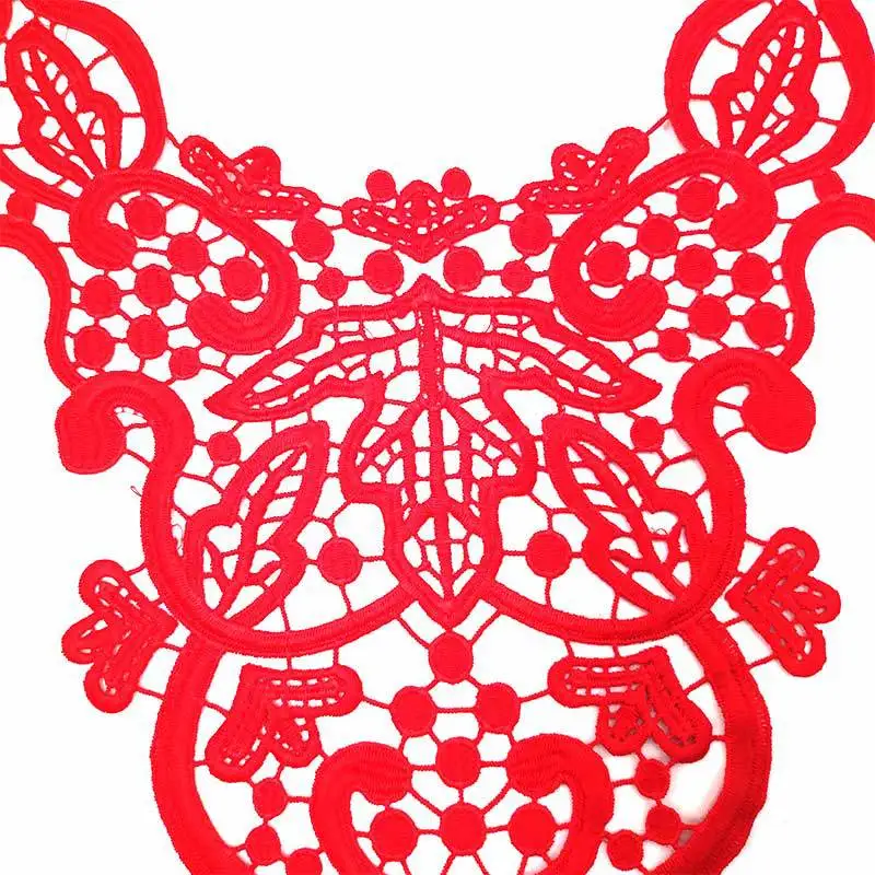 Emboidery воротник для шеи diy поддельные съемные воротники водорастворимые Женская