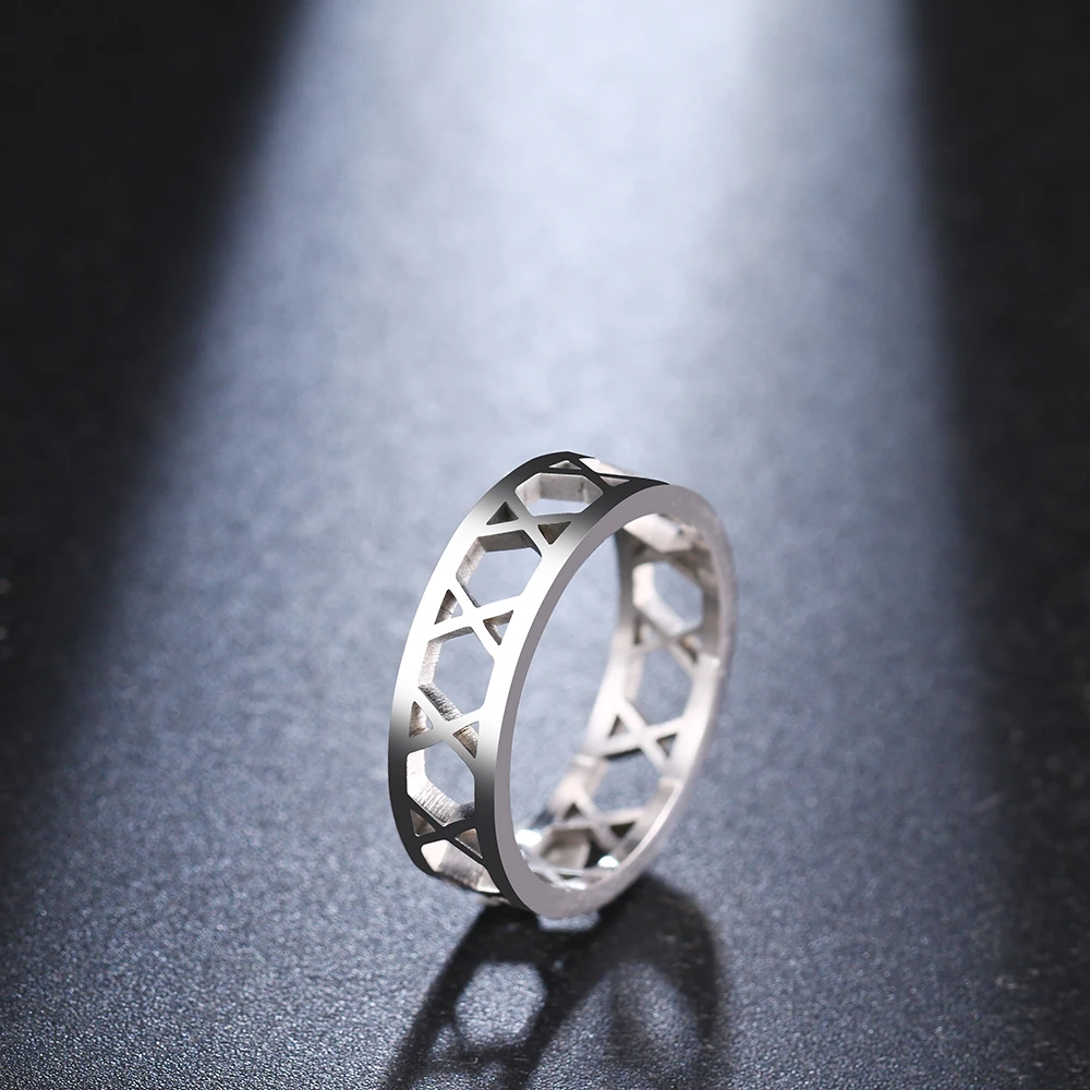 Модные ювелирные изделия DOTIFI женские кольца из нержавеющей стали с крестом X