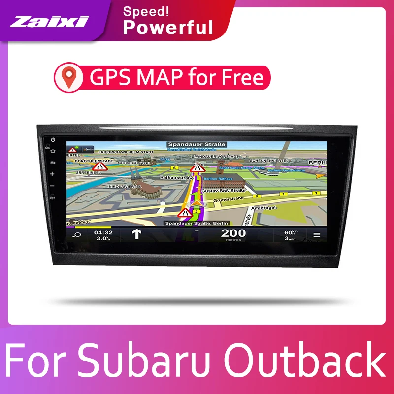 Автомобильная система Android ZaiXi 1080P IPS ЖК экран для Subaru Outback 2017 ~ 2019 автомагнитола с GPS