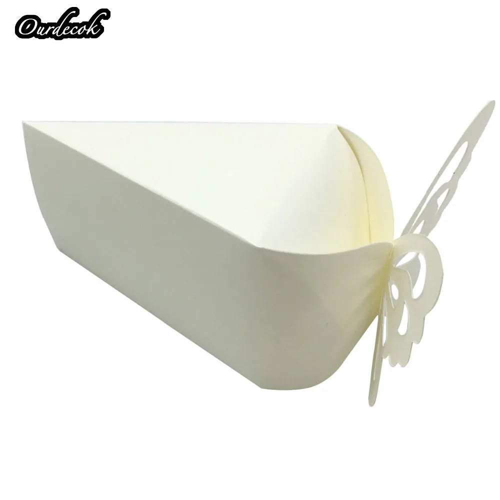 50 штук декупаж бабочка коробка для торта и конфет бумажные коробки шоколада