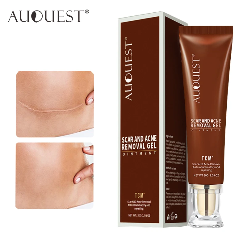 AUQUEST крем для удаления шрамов растяжки удаление TCM мазь гель от акне лечение