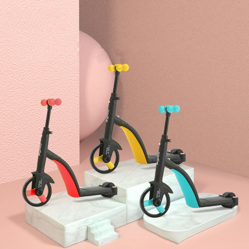 8 в 1 Детские Многофункциональные скутеры трехколесный велосипед балансирующие