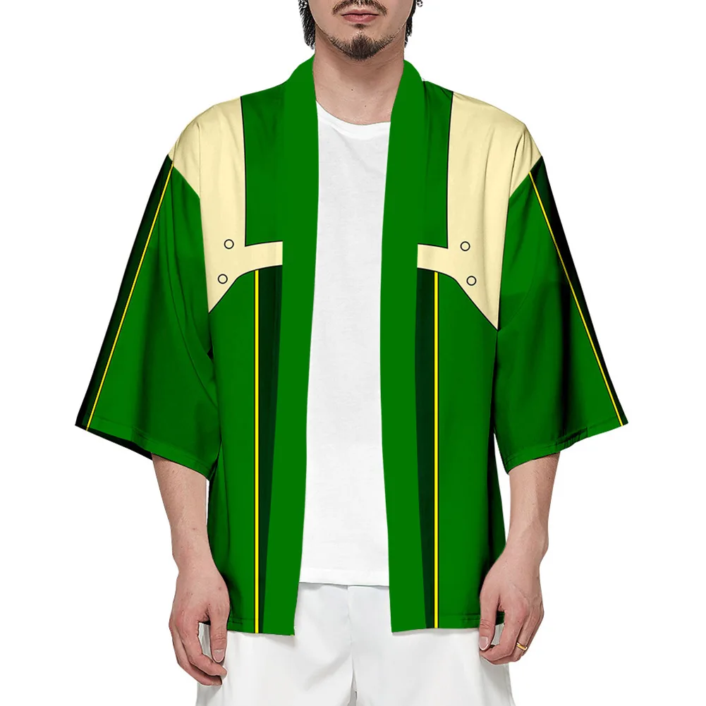 

Cospaly Anime Kimono My Hero Academia Kimono Midoriya Izuku Todoroki Shoto Cloak Kimono Cardigan Robe Casual Shirt