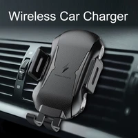 qi wireless charger car phone holder for samsung galaxy s21 s21 ultra s20 fe s20 note 20 5g fast charging pad case accessory