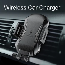 Qi Wireless Charger Car Phone Holder For Samsung Galaxy S21 S21+ Ultra S20 FE S20+ Note 20 5G Fast Charging Pad Case Accessory