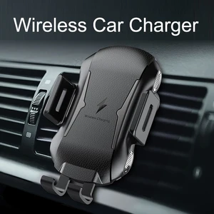 qi wireless charger car phone holder for samsung galaxy s21 s21 ultra s20 fe s20 note 20 5g fast charging pad case accessory free global shipping