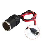 Автомобильный прикуриватель 12  24 В штепсельная вилка адаптер гнездо зарядный кабель гнезда розетки электрическая вилка автомобильные аксессуары для интерьера