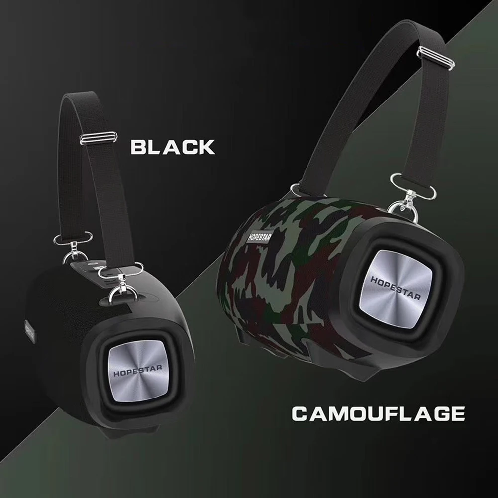 Многофункциональный HOPESTAR H1 40 Вт беспроводной портативный Bluetooth динамик Мобильный фонарик с питанием водонепроницаемый плеер с тяжелыми басами