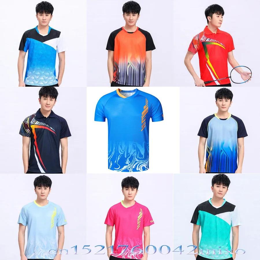 

Tennis T-shirts For Men,Shirt Badminton Men ,Quick-dry Table Tennis Jerseys,Runnig Clothes Volleyball shirt Ping Pong Clothes