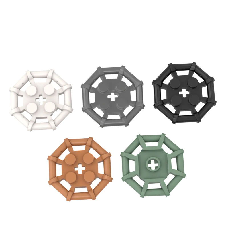 MOC 75937 пластина Модифицированная 2X2 с рамкой стержнем восьмиугольный для