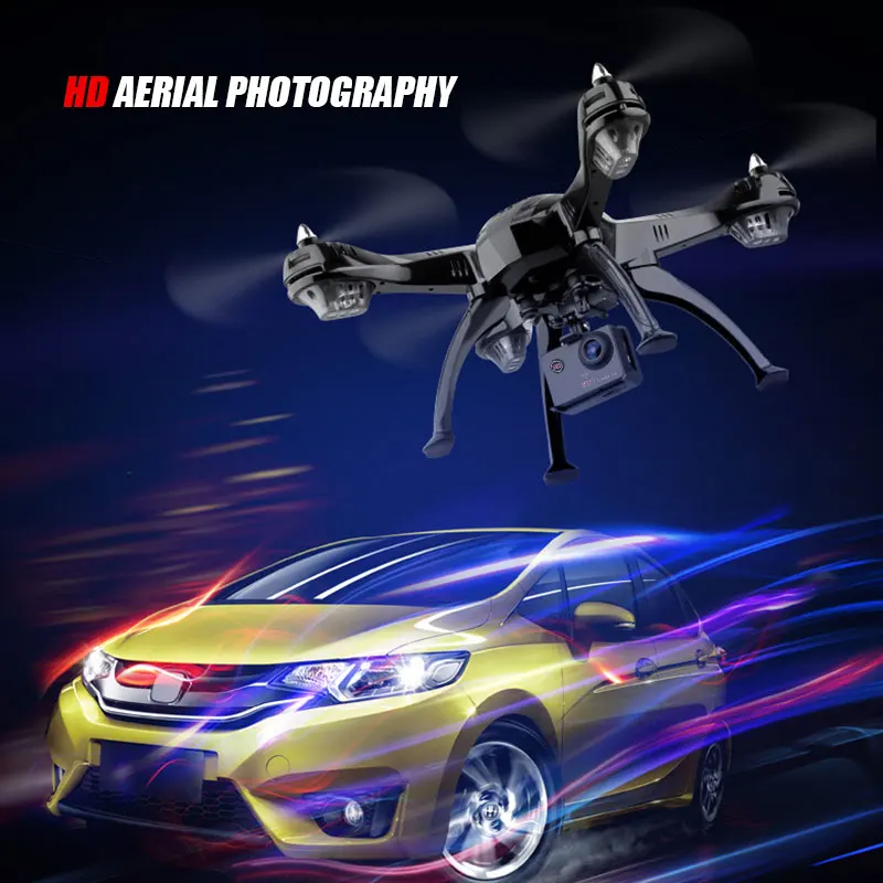 X9 профессиональная ESC камера Дрон 1080P gps wifi HD FPV на ру воздушный Квадрокоптер