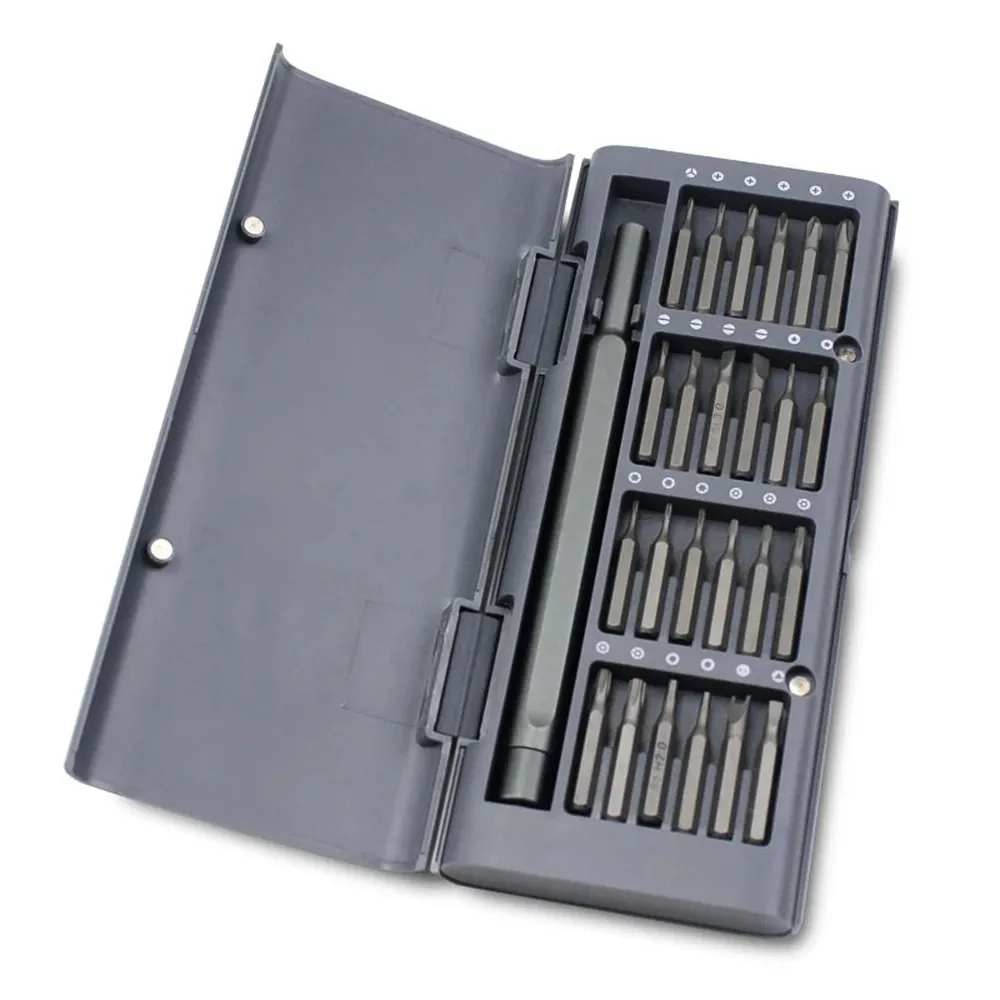 

25 In 1 Precision Screwdriver Set Daily Use Screwdriver Kit 24 Magnetic Bits Tool Case For Phillips Mobile Phone PC Repair