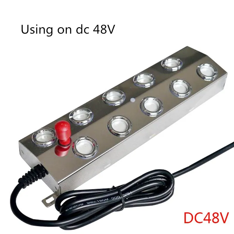 

DC 48V 5000ML/H 10 Head Ultrasonic Mist Maker Fogger High Quality Stainless Steel Air Humidifier For Greenhouse Hydroponics