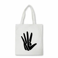 spurs kawhi leonard kawhi tho palm harajuku men canvas bag fashion handbags womens bag foldable canvas bags