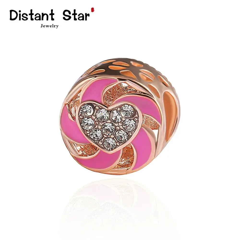 Круглые бусины в форме сердца 5 шт. браслеты для ювелирных изделий своими руками