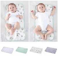 2pcs reusable waterproof changing mat newborn baby diaper changing pad cover portable travel nappy mat baby playmats 7050cm