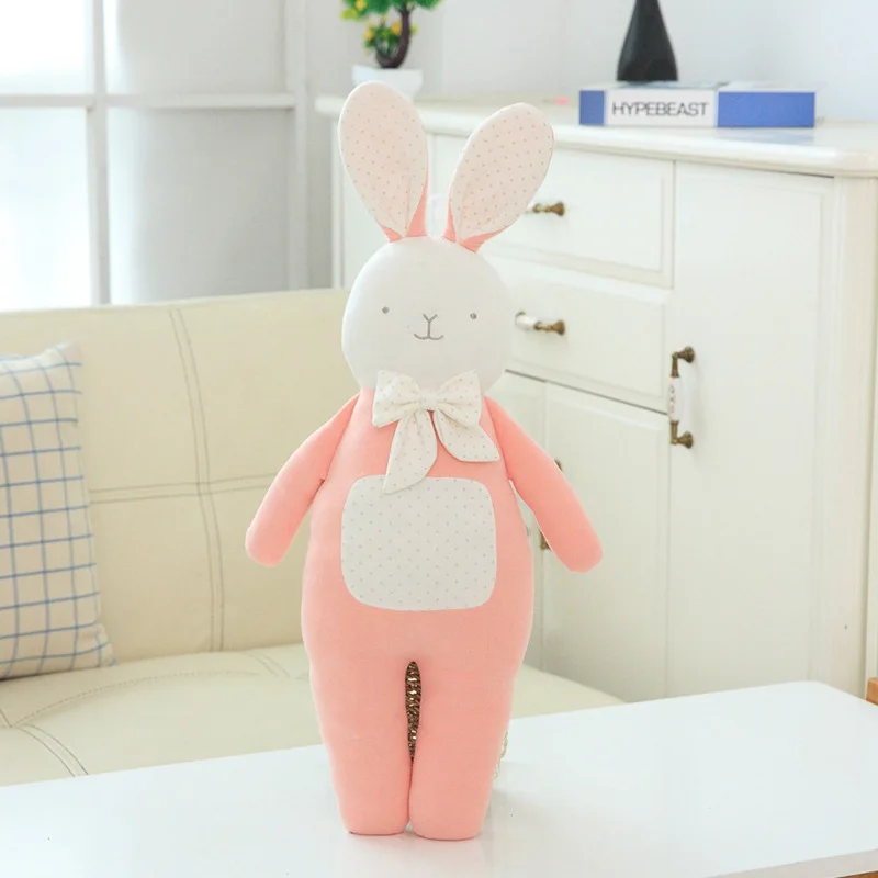 45 см мягкий медведь кролик зайчик строительные игрушки мультяшное животное