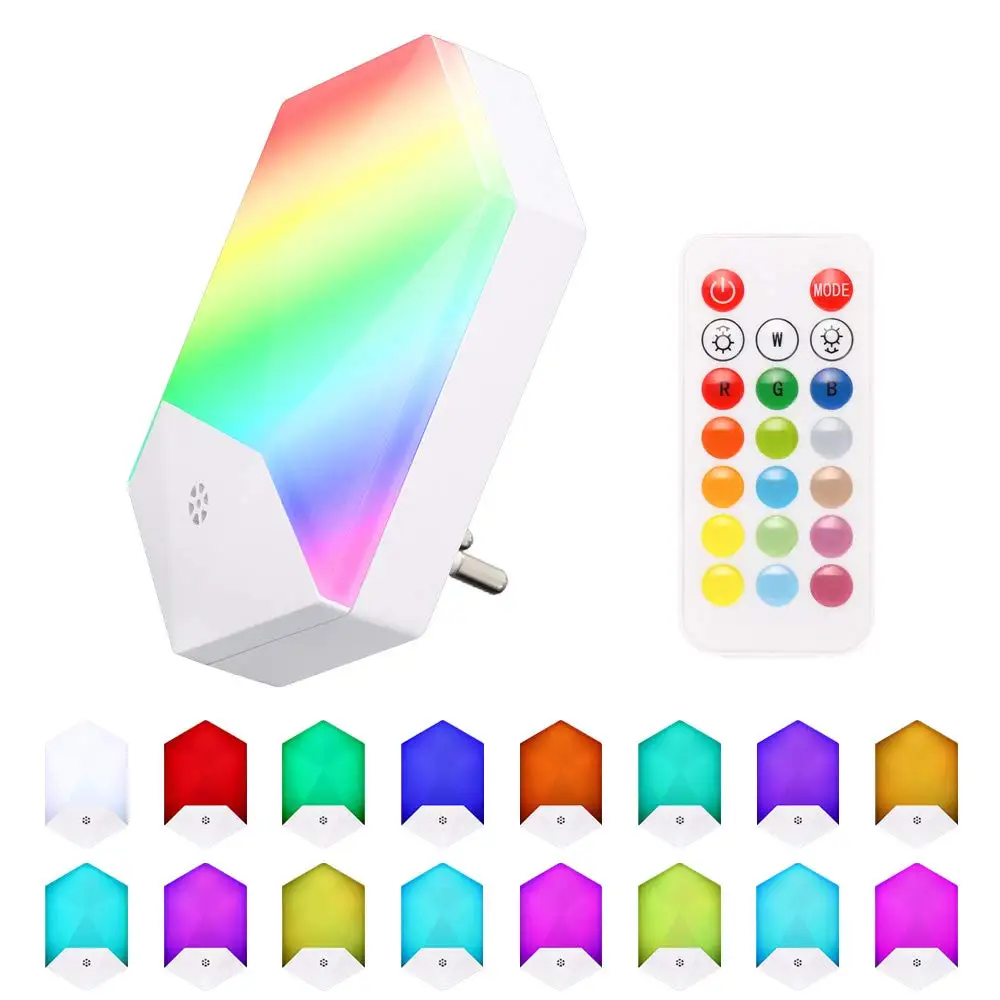 Светодиодный настенный светильник RGB меняющий цвет ночник с регулируемой