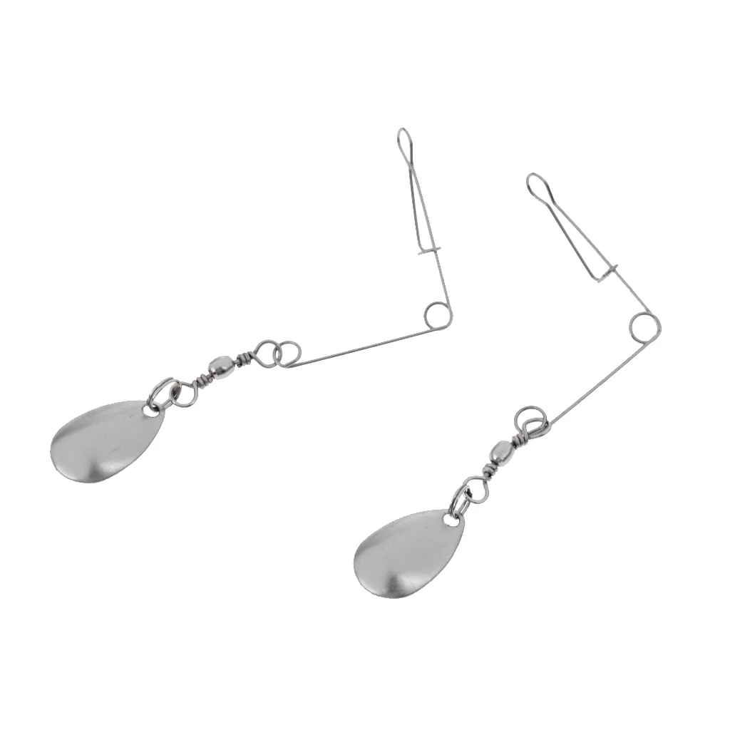 

5 Pack Silver Spinnerbait Fishing Lures Spoons Spinners High Quality Fishing