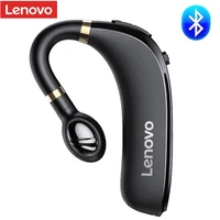 lenovo original hx106 bluetooth 5 0 earphones wireless headphones business earhook earbud with mic 40 hours for driving meeting