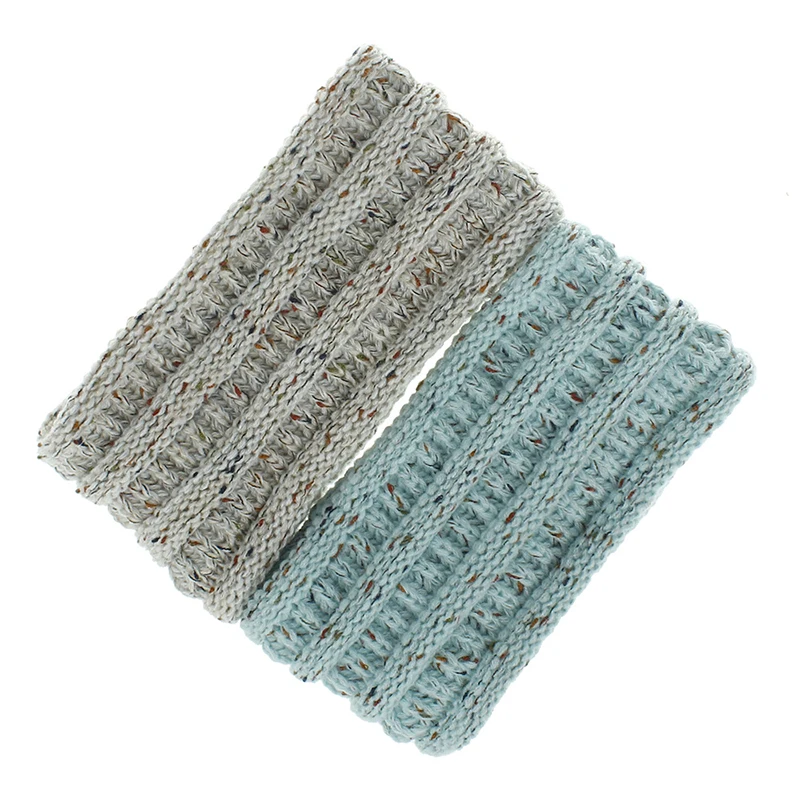 Эластичные повязки для волос вязаная шерстяная повязка на голову зимняя теплая