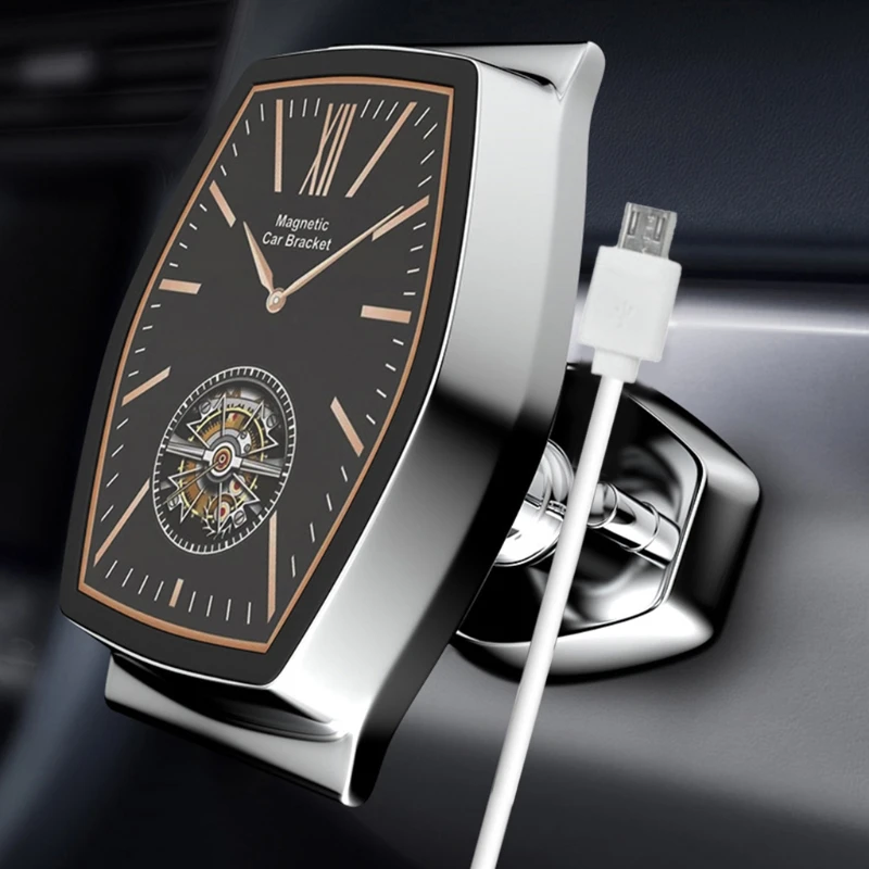 Автомобильный магнитный держатель для телефона 6 мощных магнитов универсальная