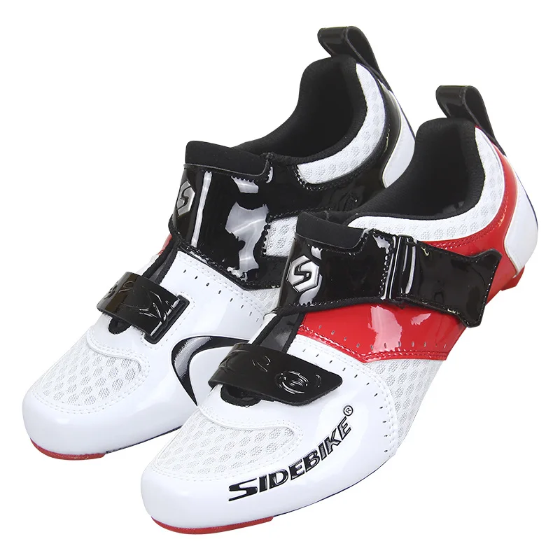 Мужская обувь для шоссейного велосипеда с самоблокирующимся замком дышащий