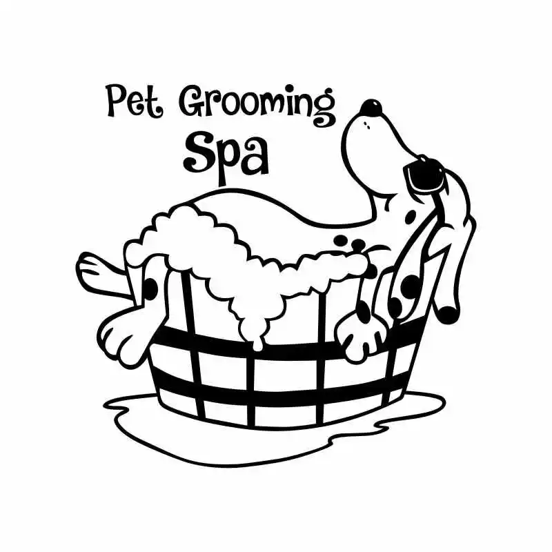 Pet Shop виниловая наклейка на стену сексуальная девушка с надписью собака салон Уход за лошадьми Настенная Наклейка для домашнего декора