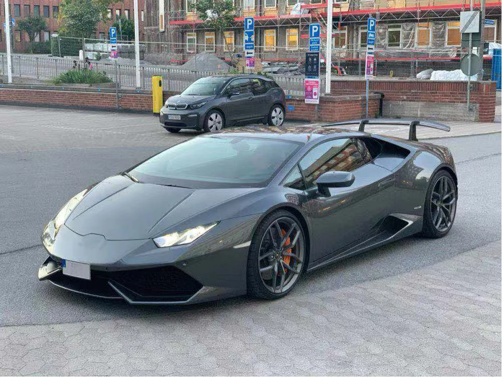 Углеродного волокна задний спойлер для Lamborghini Huracan LP580 LP610 купе 2-дверный 2015-2018