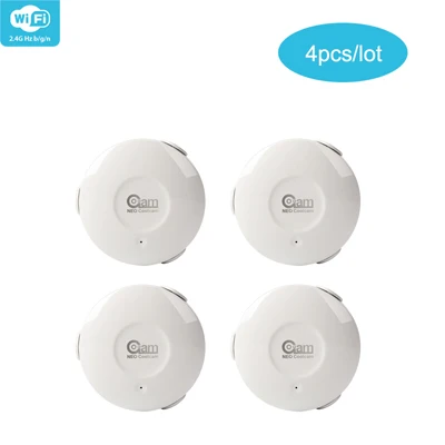 WIFI-WATER-4PCS NEO Coolcam умный WiFi датчик воды Wi-Fi детектор утечки датчик сигнализации и уведомления приложения оповещения поддержка IFTTT - Цвет: WIFI-WATER-4PCS