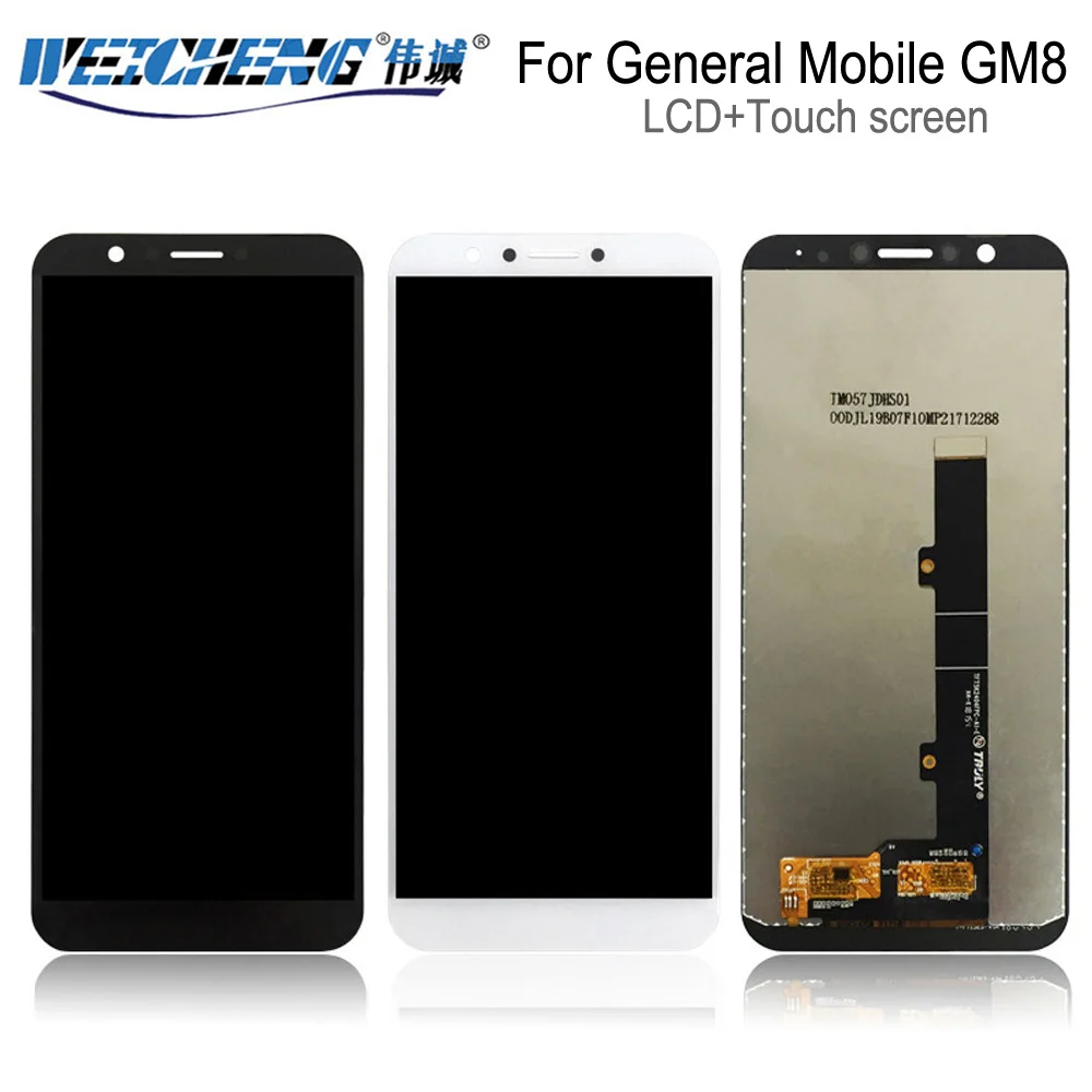 WEICHENG для общего мобильного GM8 ЖК дисплей + сенсорный экран в сборе Замена GM 8 LCD lcd