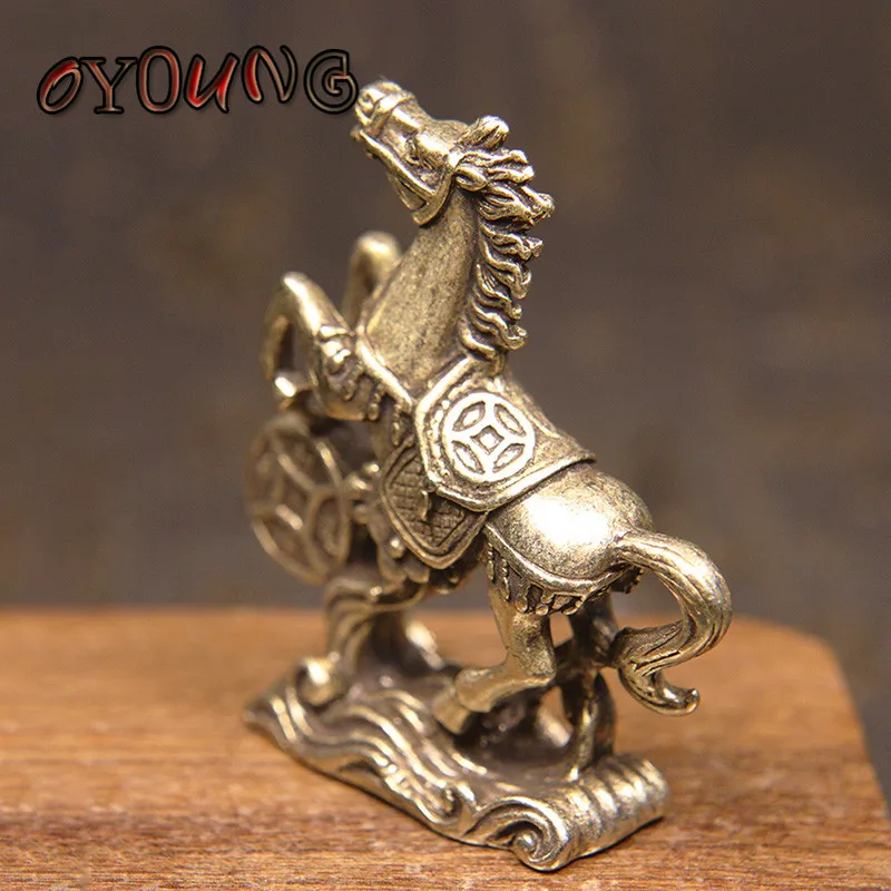 Латунная Статуэтка шаг на монеты статуэтка удачу фэн-шуй настольное украшение
