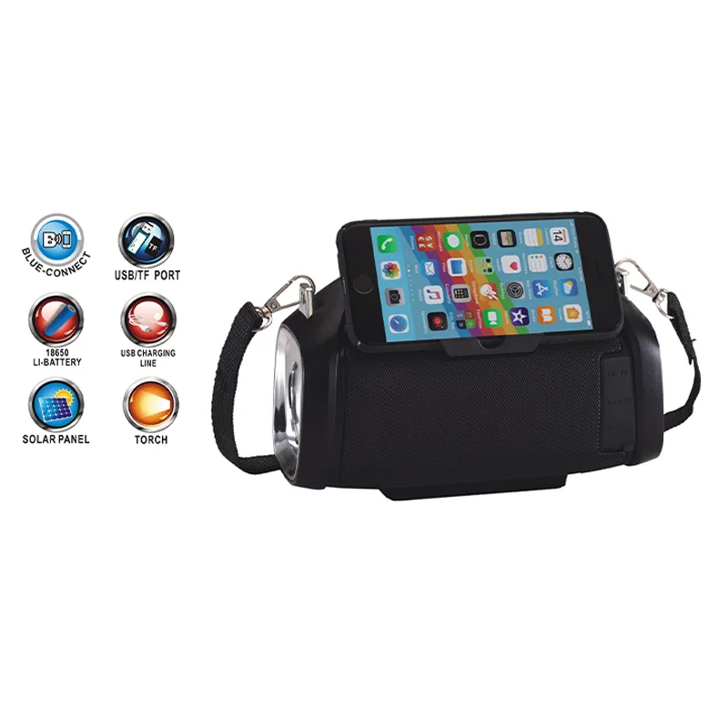 NNS NS S28S портативный Bluetooth динамик наружное радио FM сабвуфер громкий с солнечной