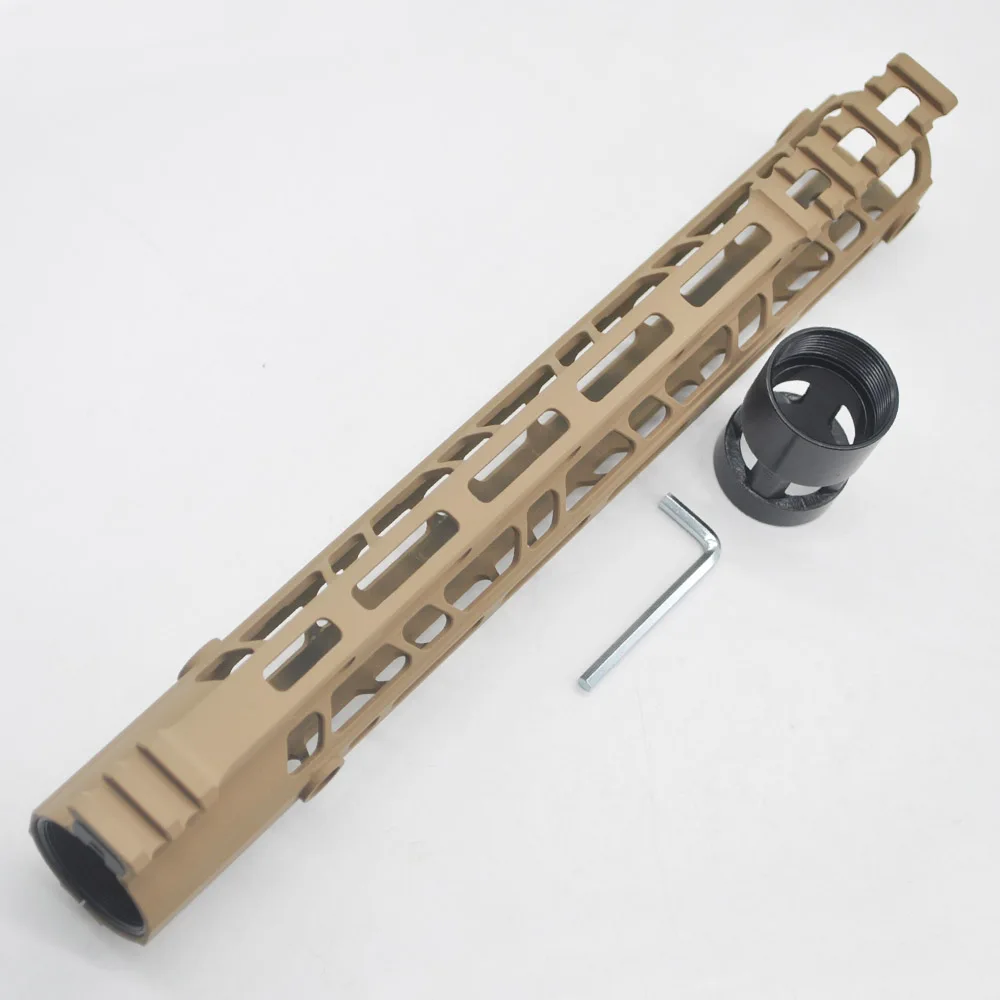 Aplus 12 ''дюймовый M-lok зажимной стиль Handguard Rail Free Float Mount system алюминиевый Ultraligh дизайн Fit. 223/5. 56 Tan печатных