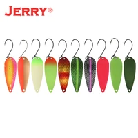 jerry aries light fishing spoon assortment area trout perch lures kit small light weight glitters set