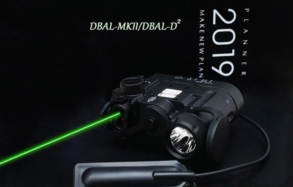 WADSN Airsoft PEQ DBAL-D2 IR зеленый лазерный индикатор DBAL-eMKII охотничьего оружия светильник пистолет вспышки светильник DBAL Тактический светильник