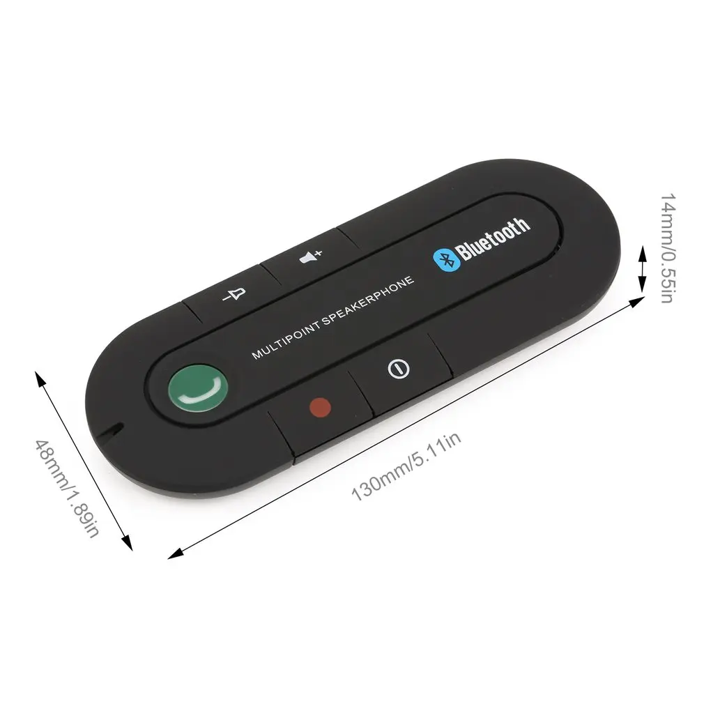 Многоточечный громкоговоритель 4 1 + EDR Draadloze Bluetooth Handsfree Car Kit MP3 Muziekspeler voor IPhone Android