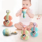 Погремушка детская развивающая, гудок-погремушка для детей 0-36 месяцев, развивающая игрушка для детской коляски, музыкальный инструмент для младенцев