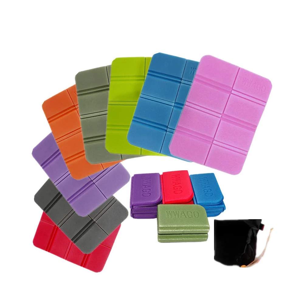 

8pcs Outdoor Camping Mat Portable Foldable Mat Moisture-proof Picnic Mat Outdoor Picnic Hiking Small Mat Outdoor Camping Cushion
