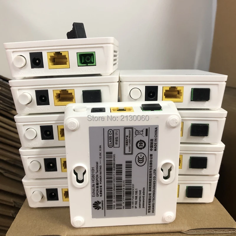 20 шт. 100% новый HG8010H беспроводной Gpon/Терминал Epon ONU с 1 GE ethernet портами SC UPC/SC APC