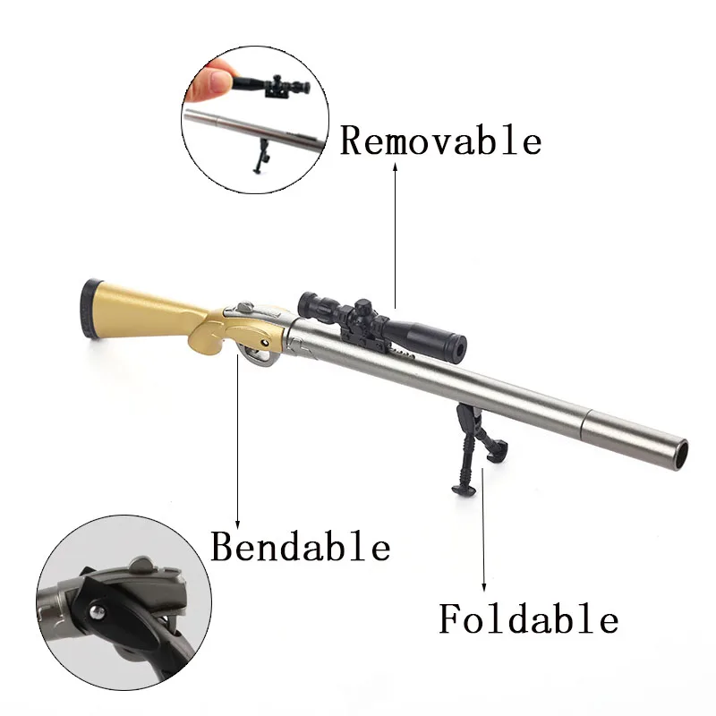 1 шт. креативная пластиковая винтовка в форме пистолета гелевая ручка оружие